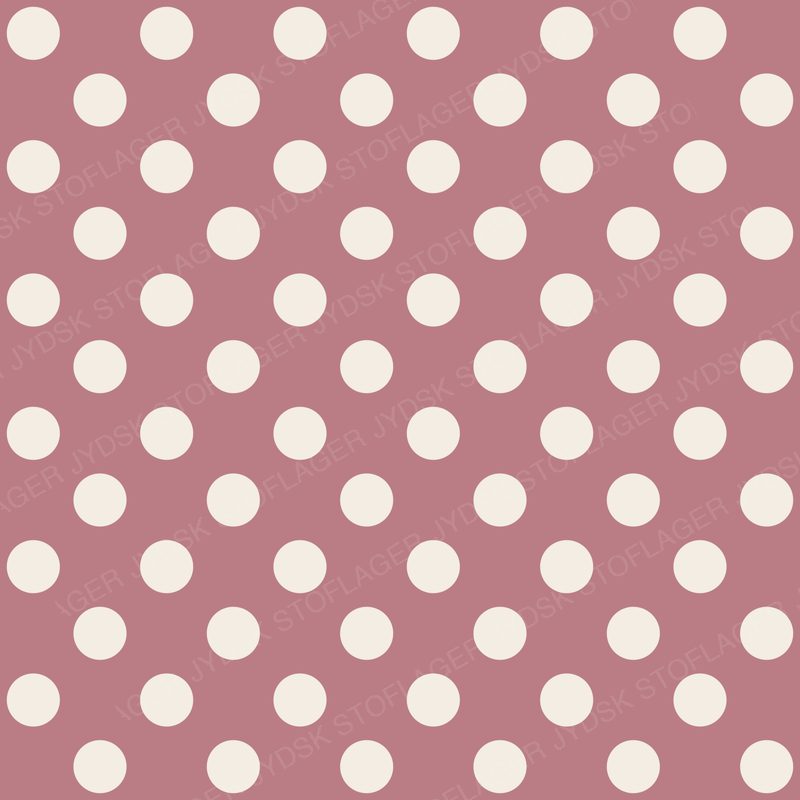 Cream Dots on Mauve