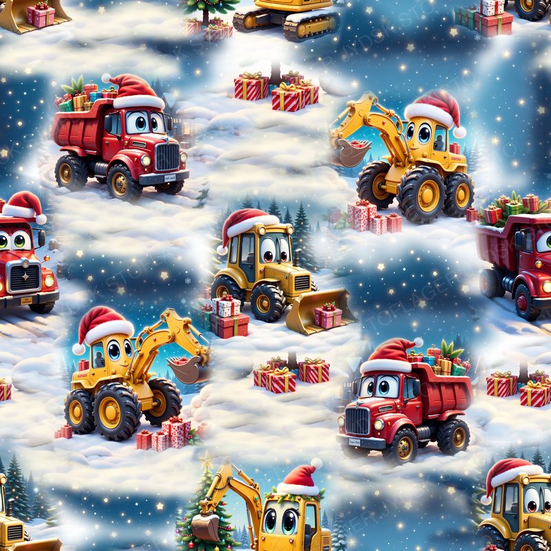 Cute Christmas Vehicles