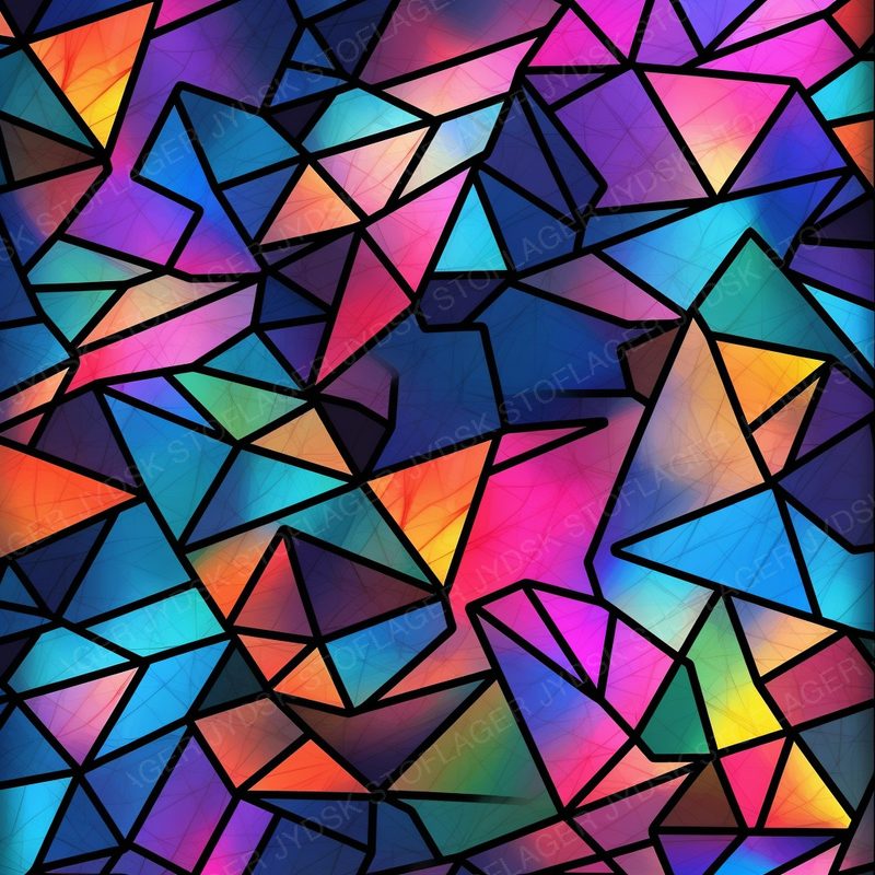 Eloisa a Pretty Colorful Geometric Pattern is Shown