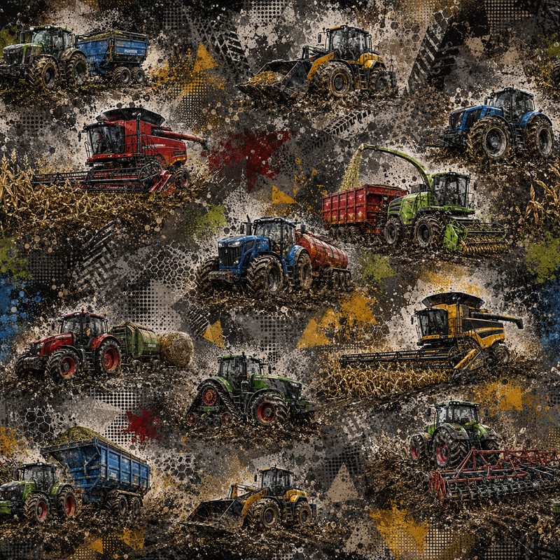 Farm Machines Grunge
