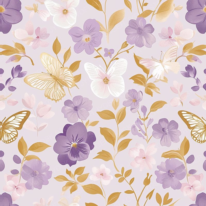 Features Dainty Flowers Like Violets Pansies and 2