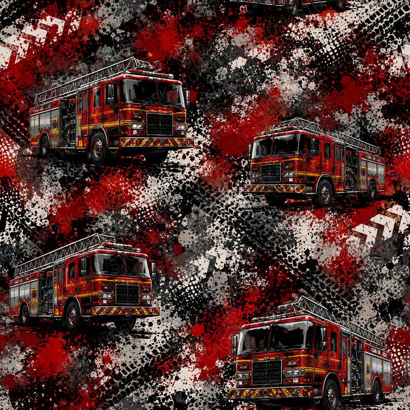 Fire Truck Grunge