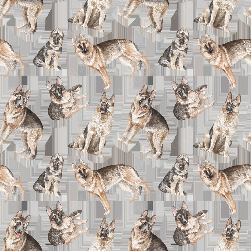 German Shepherd Pattern 2
