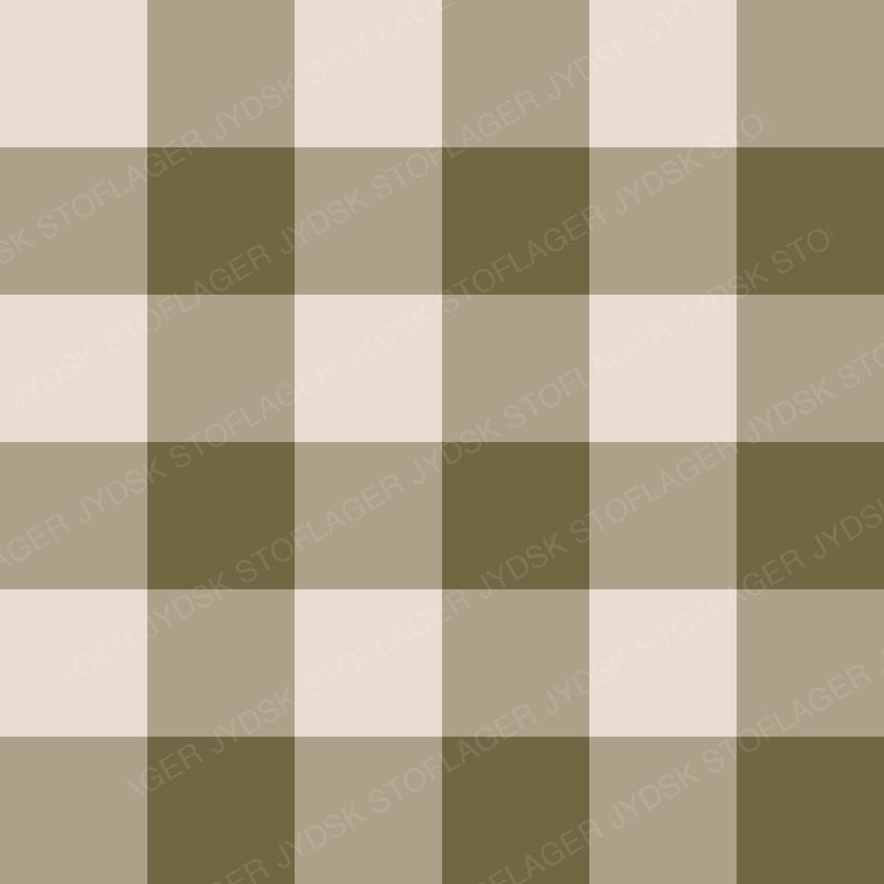 Gingham Oat and Olive