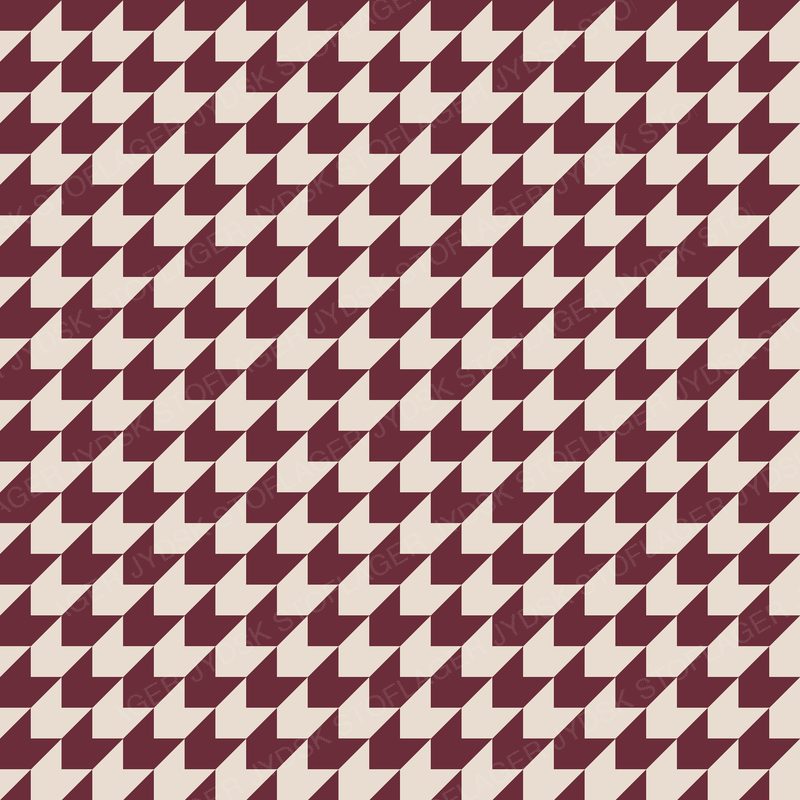 Houndstooth Garnet on Oat