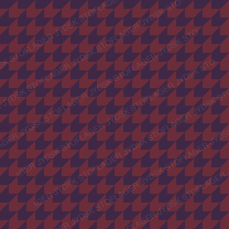 Houndstooth Garnet on Purple