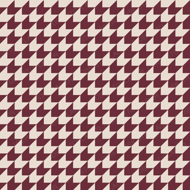 Houndstooth Oat on Garnet