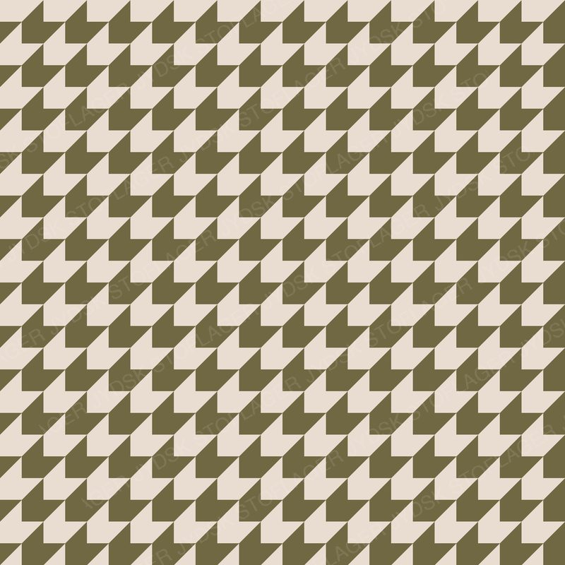 Houndstooth Oat on Olive