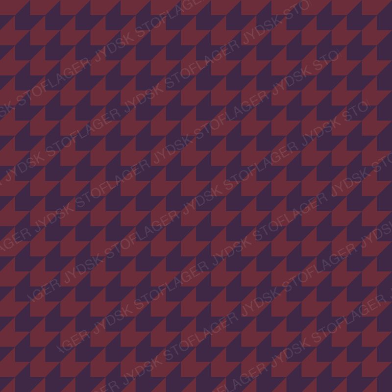 Houndstooth Purple on Garnet