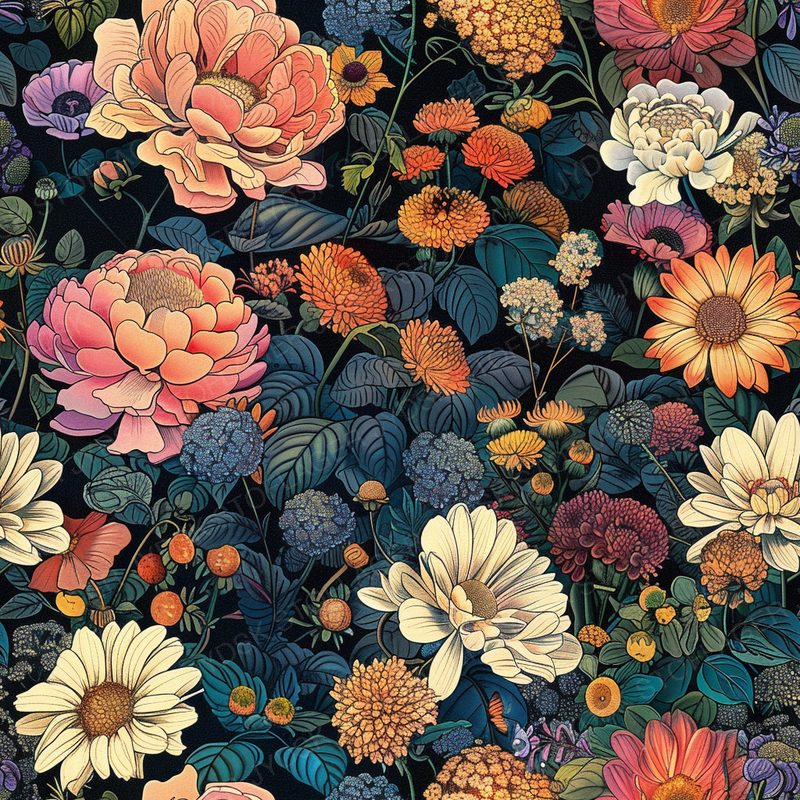 Flowers Intricate Orname 3