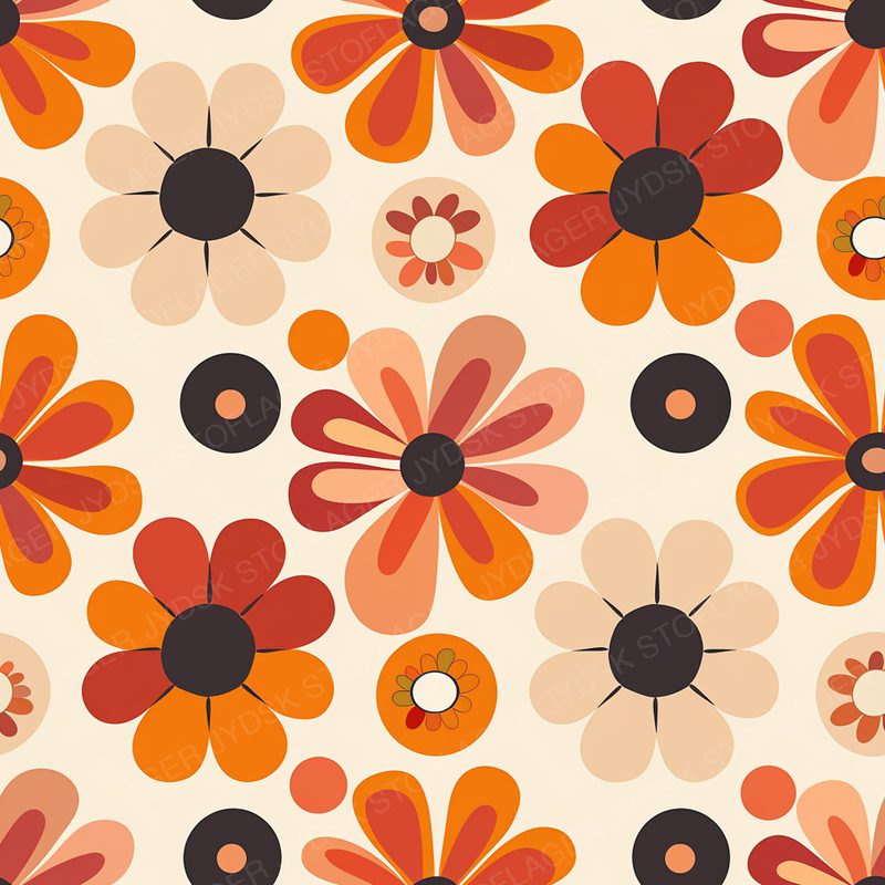 Groovy Flower Vector in Th