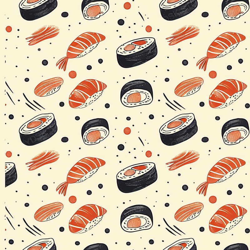 Sushi Pattern a M