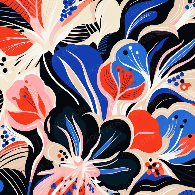 Ipilex a Colorful Floral Design is Used with Floral