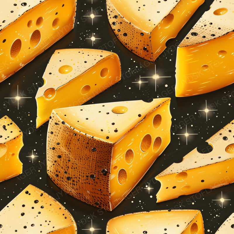 Cheese Pattern Featuring Rich Yellows and Creamy 0