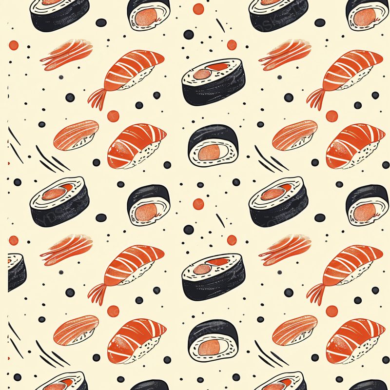 Sushi Pattern a M