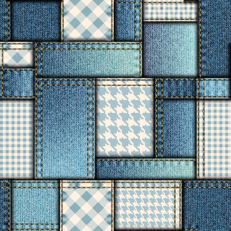 Patchwork Jeans