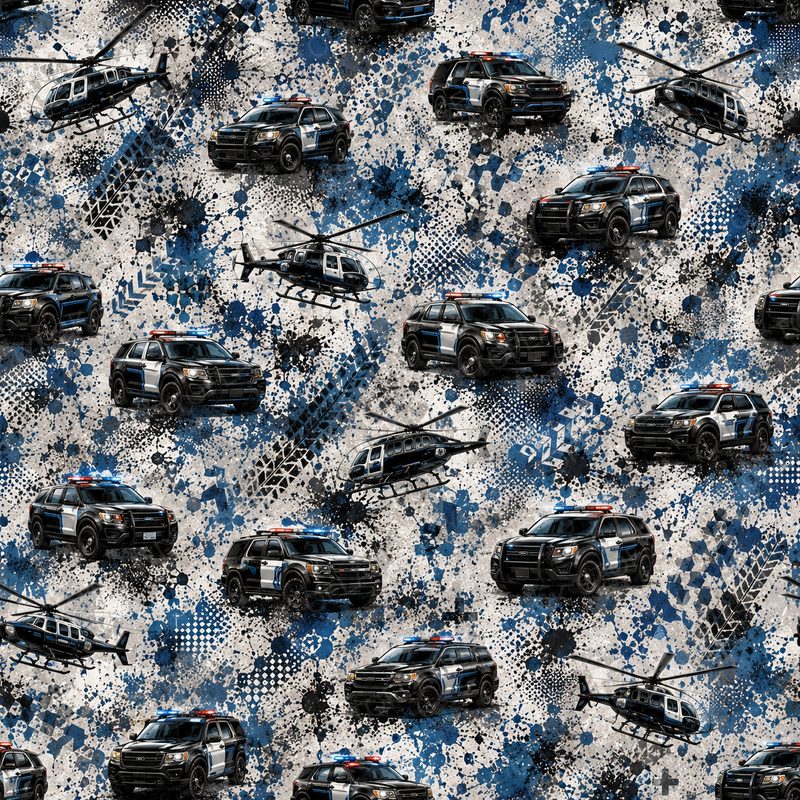 Police Cars Grunge