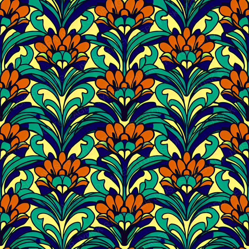 Psychadelic Flowers Pattern 4 Boost 3