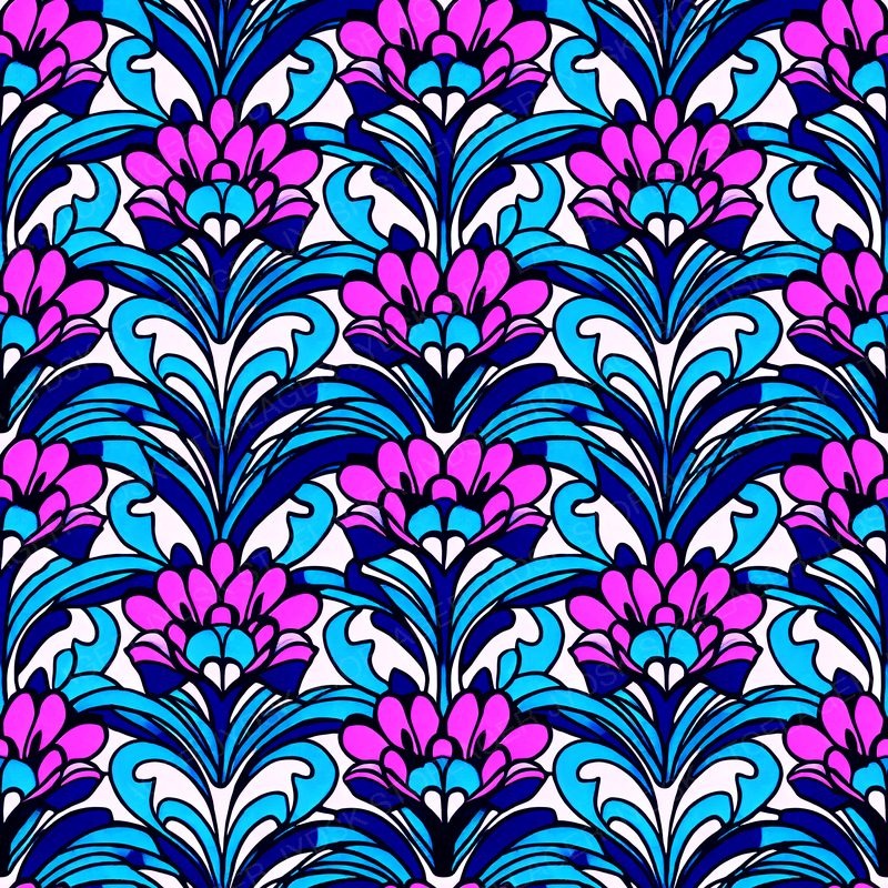 Psychadelic Flowers Pattern Boost 2