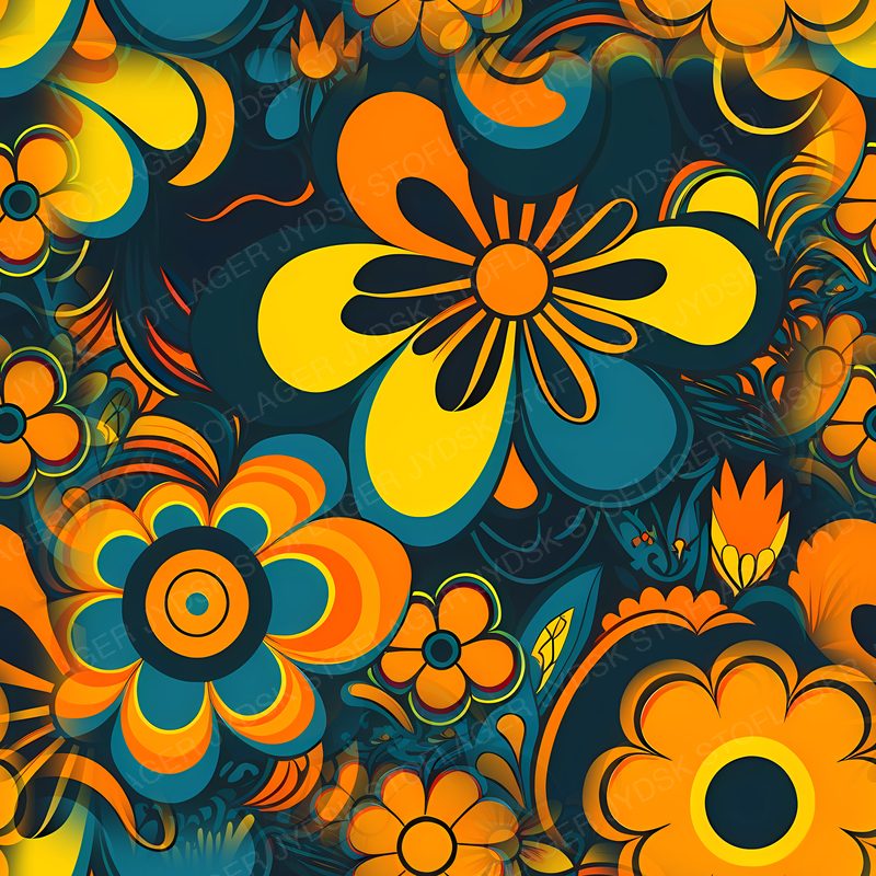 Psychedelic Flower Pattern 1