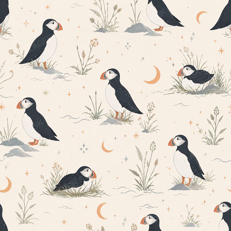 Puffins and Moons