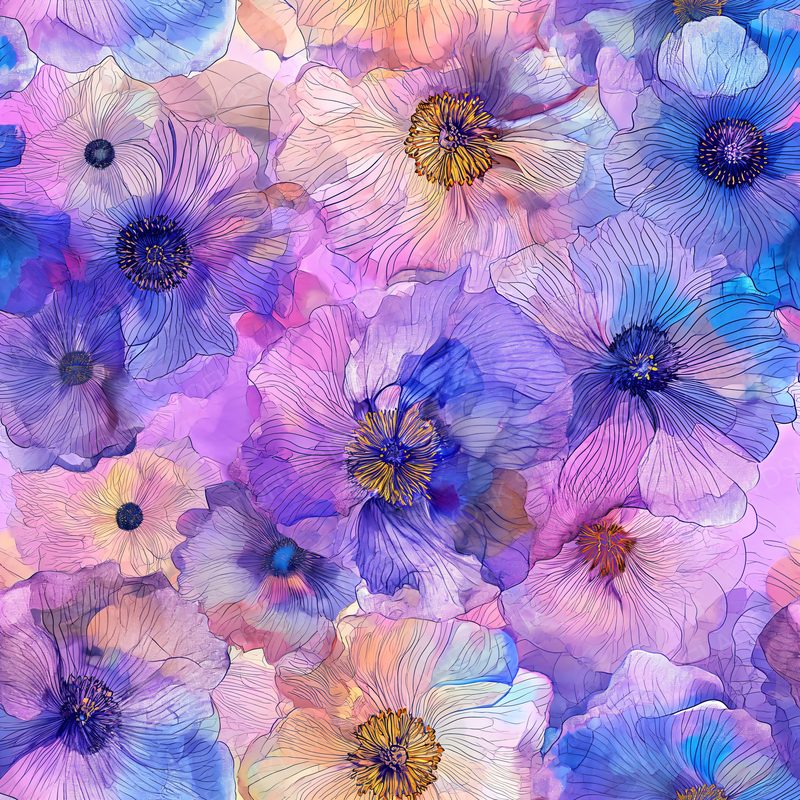 Purple Waterrcolor