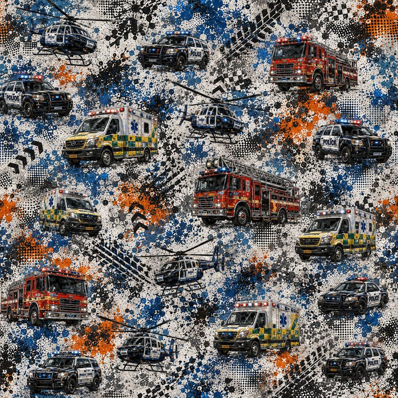 Rescue Vehicles Grunge 2