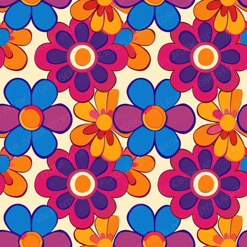 Retro Flower 13