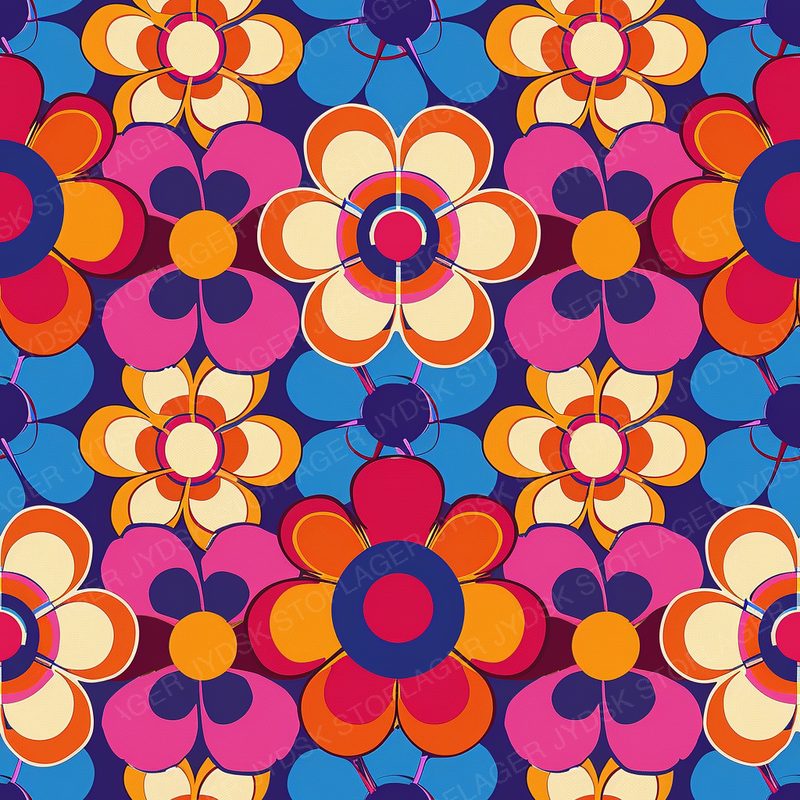 Retro Flower 14