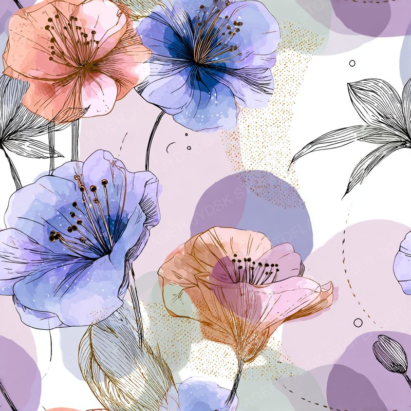 Sh3Wo Spacious Composition Colorful Vibrant Watercolor