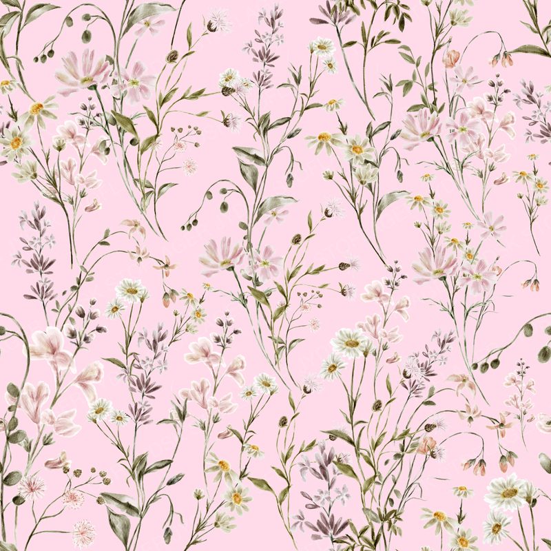 Small Flowers 1 - Pink