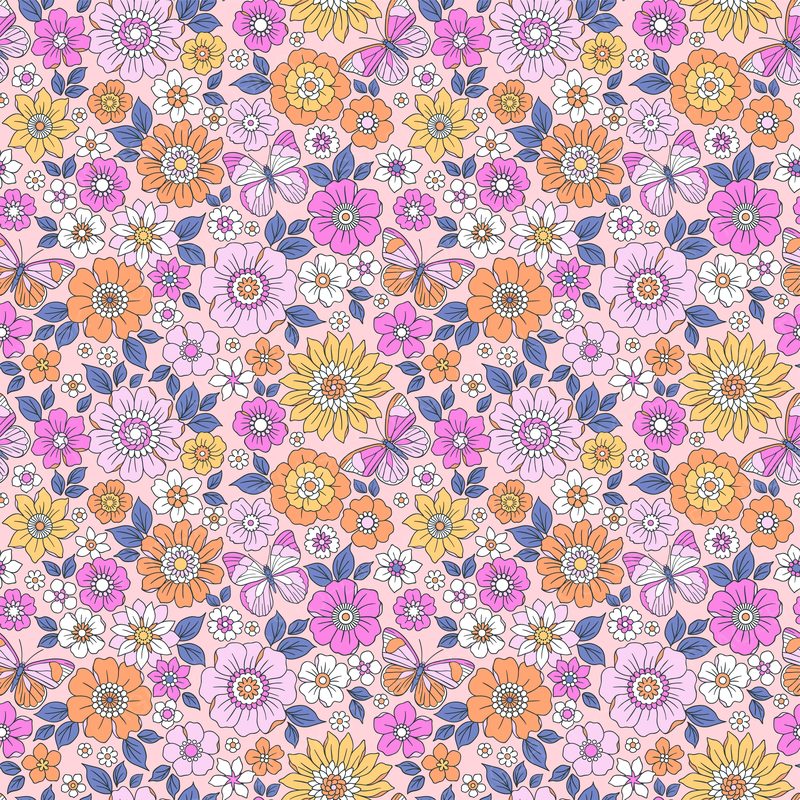Small Rose Flowers - Seamless 2
