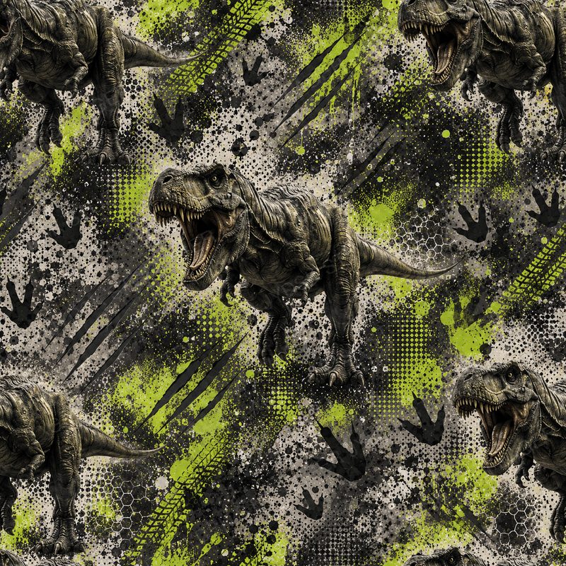 T-Rex Grunge Green