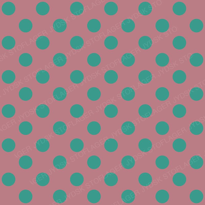 Teal Dots on Mauve