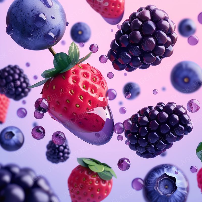 Thetutorial a Lot Strawberry Blueberry Blackcurrant