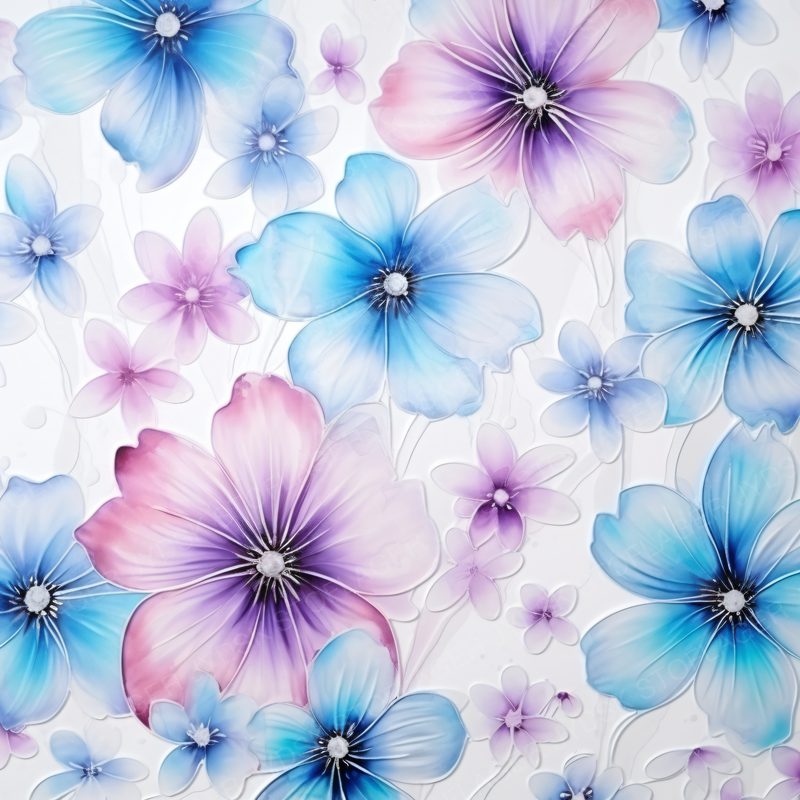 Tiffanybellco 56618 Pretty Water Color 3D