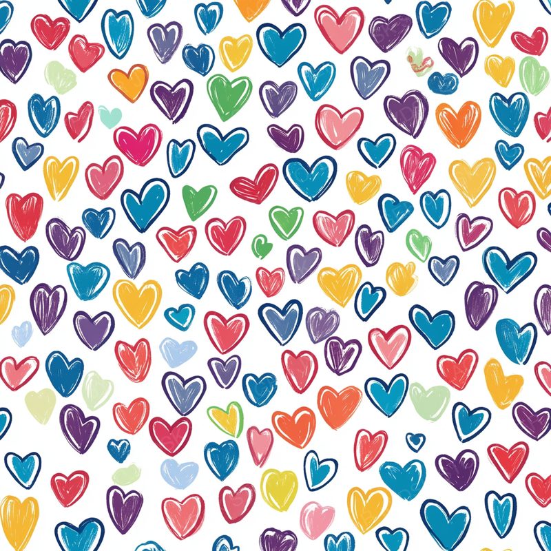 Tiziana82 Pattern Colored Hearts --V 6.1