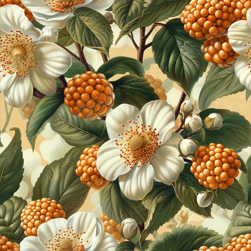 Vintage Orange Cloudberries