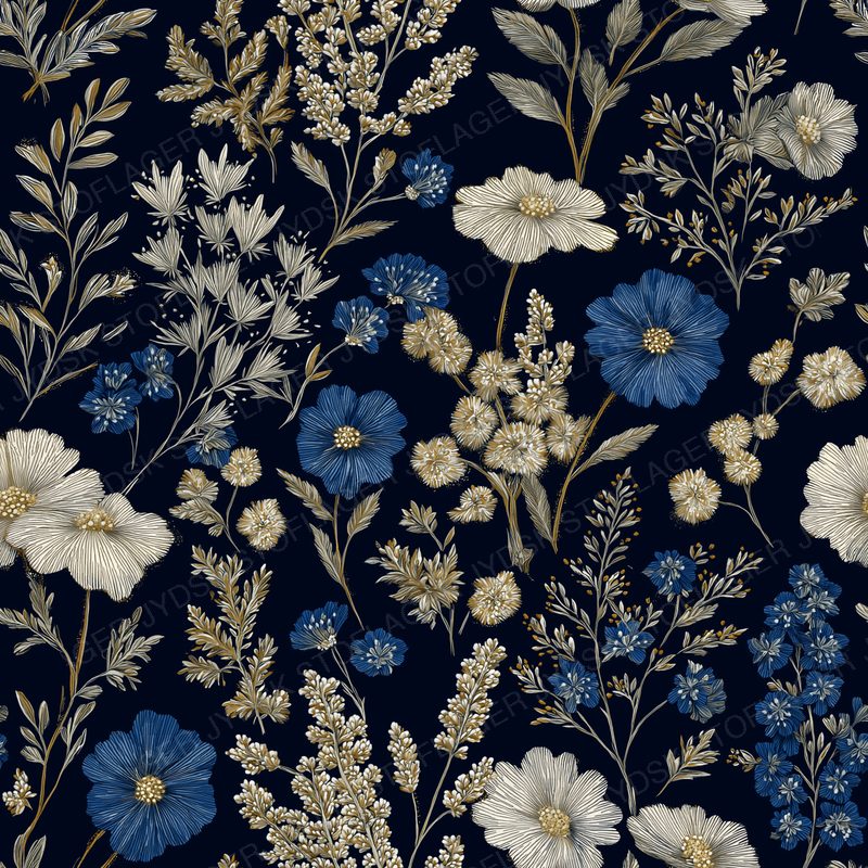 Zaizenz an Enchanting Embroidered Ditsy Dainty