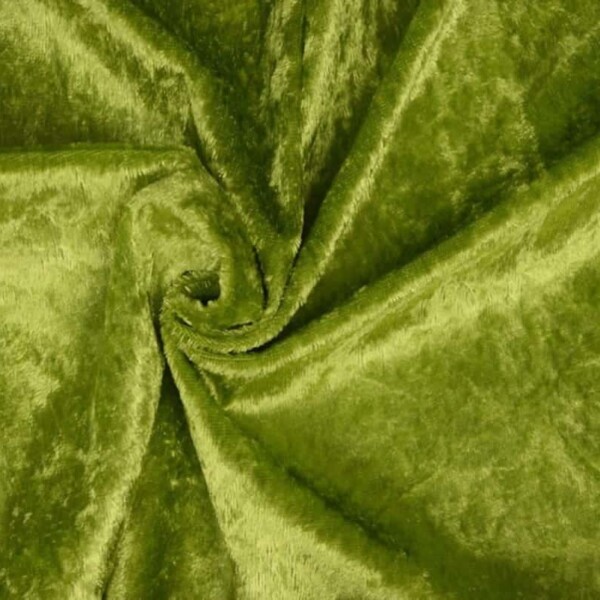 Nervous velvet in green