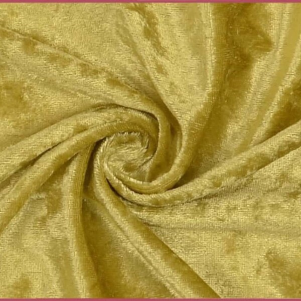 Nervous velvet in light ochre
