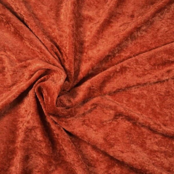 Nervous velvet in red (rust)