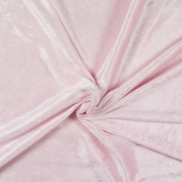 Nervous velvet in light pink