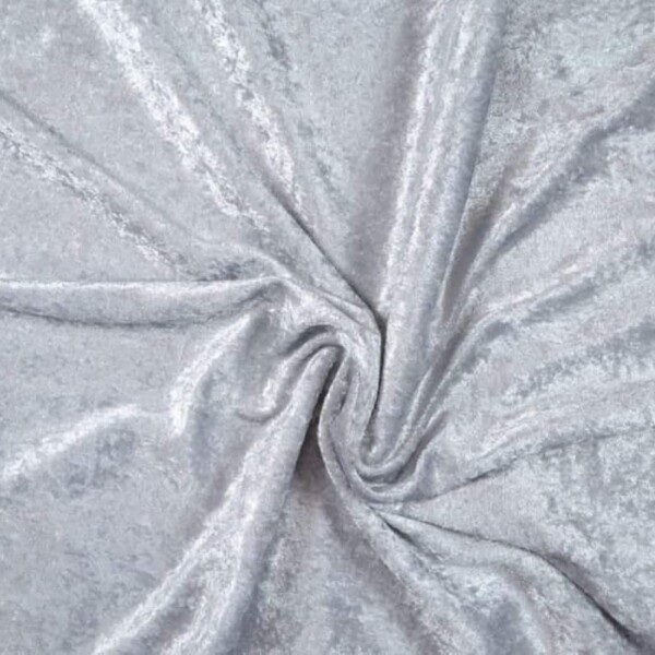 Nervous velvet in light gray