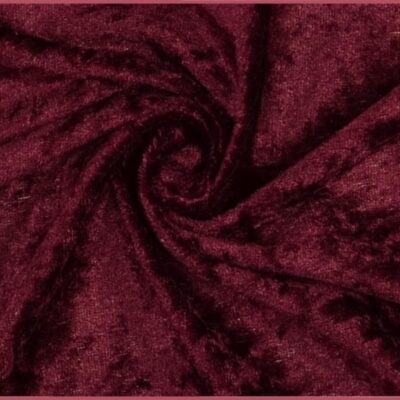 Hermostunut velour in bordo