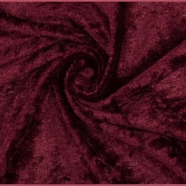 Nervous velvet in bordo