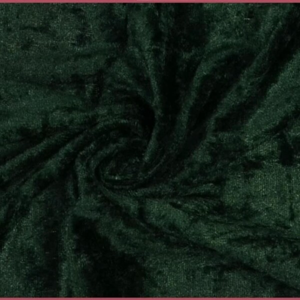 Nervous velvet in dark green - Image 1