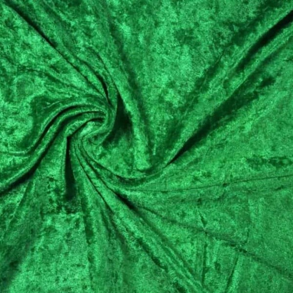 Nervous velvet in grass green - Image 1