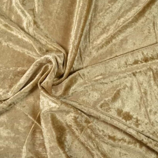 Nervous velvet in beige