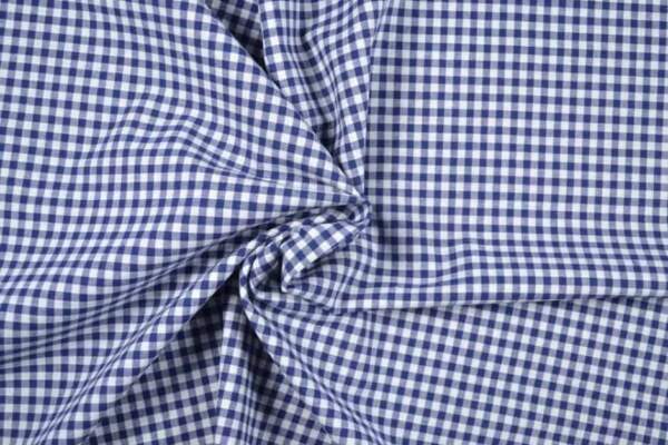 100077_5026.jpg Light blue woven cotton gingham checks with classic 0.5 cm pattern